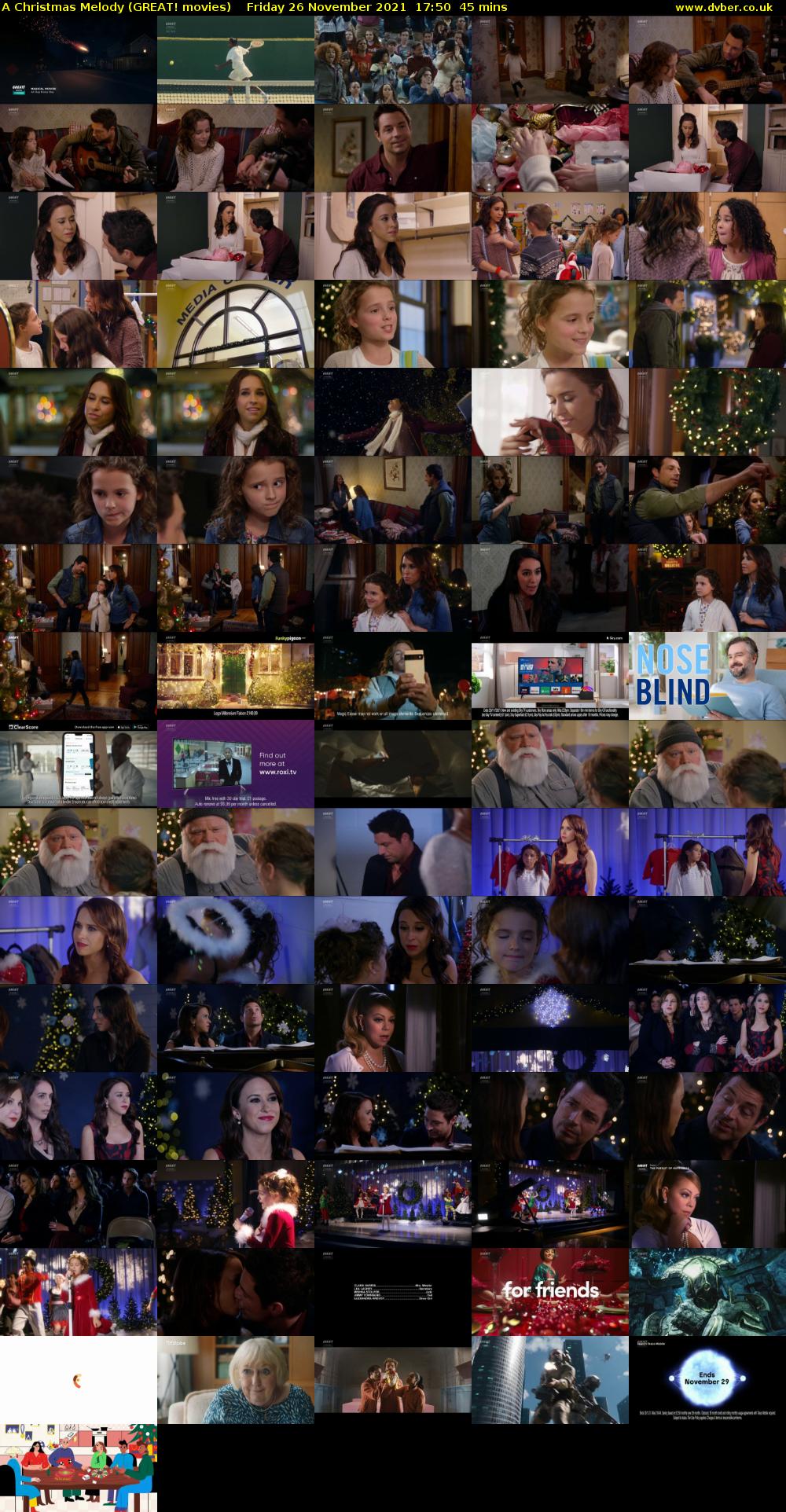 A Christmas Melody (GREAT! movies) Friday 26 November 2021 17:50 - 18:35