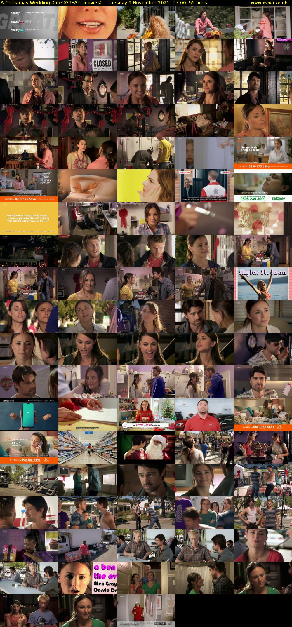 A Christmas Wedding Date (GREAT! movies) Tuesday 9 November 2021 15:00 - 15:55