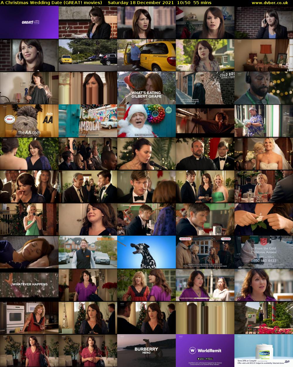 A Christmas Wedding Date (GREAT! movies) Saturday 18 December 2021 10:50 - 11:45