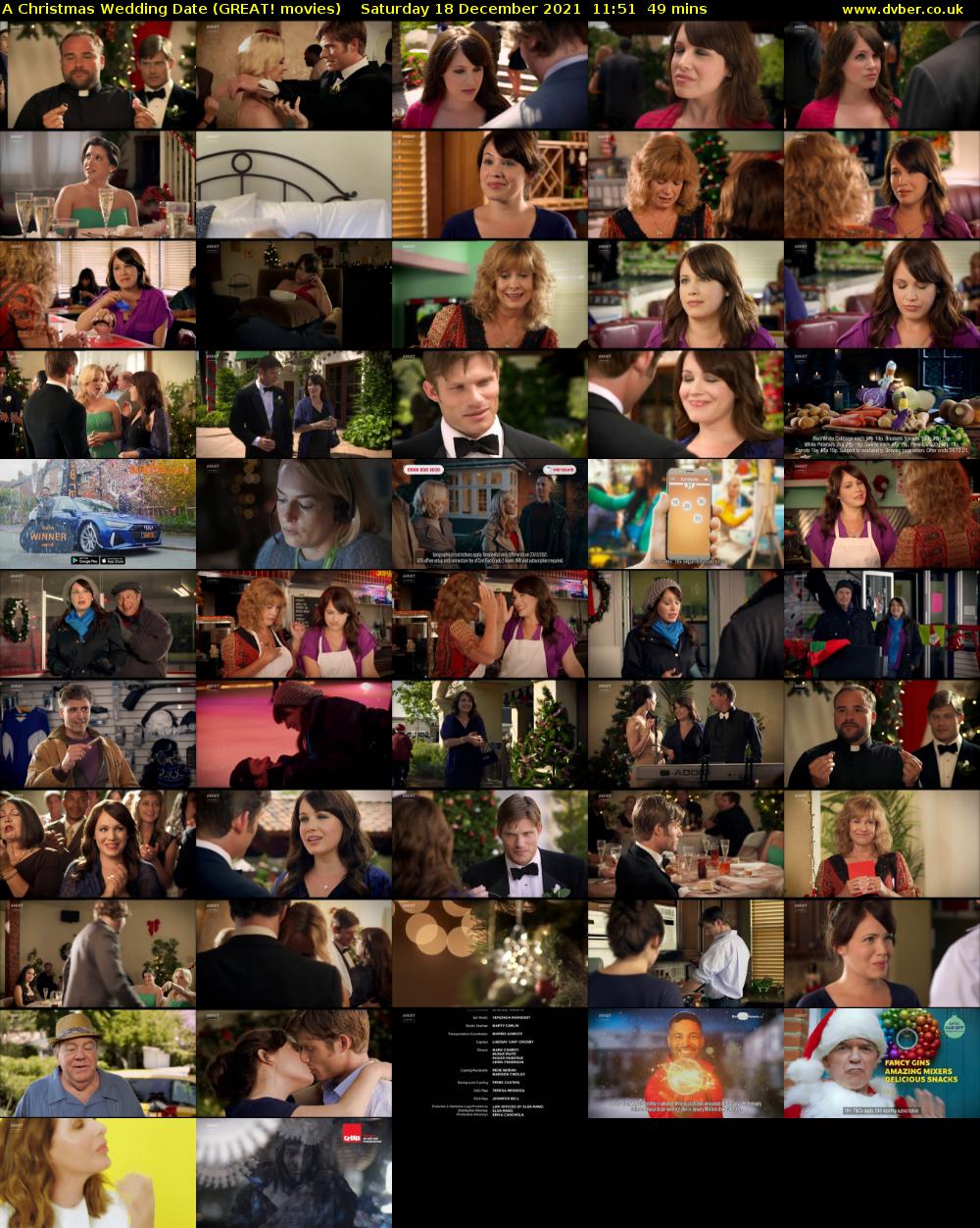 A Christmas Wedding Date (GREAT! movies) Saturday 18 December 2021 11:51 - 12:40
