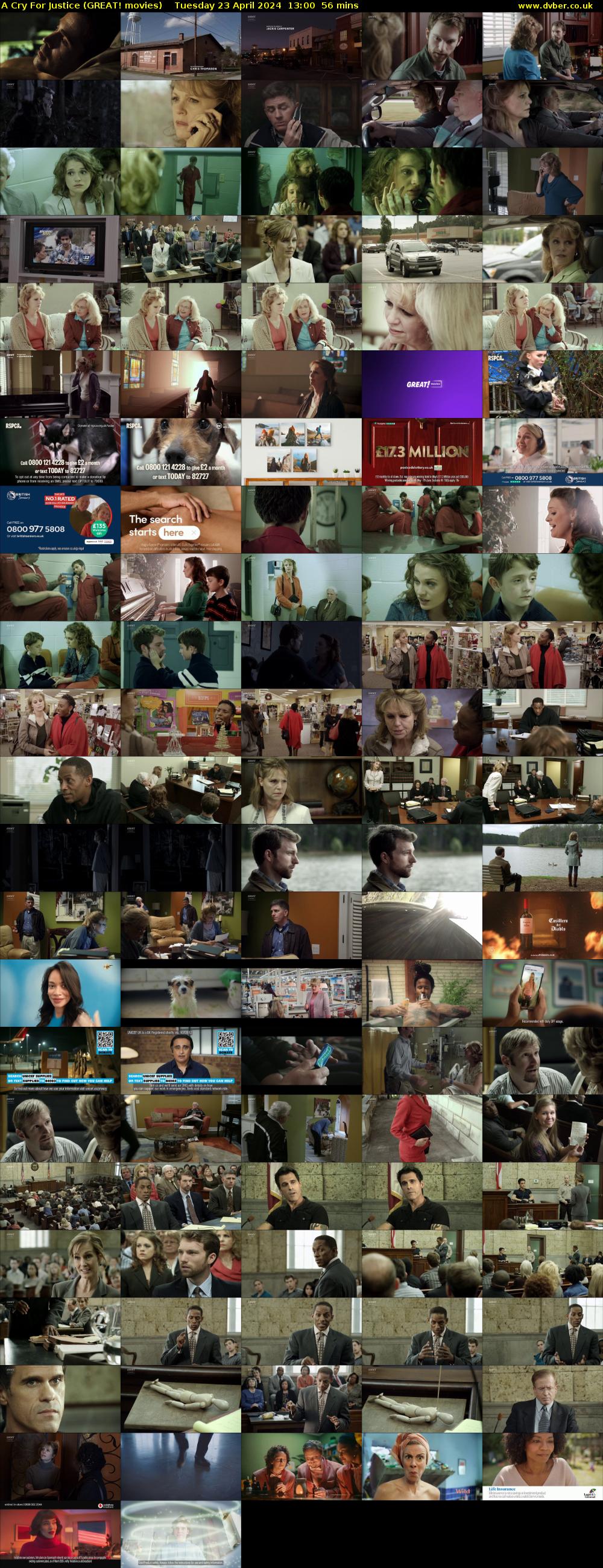 A Cry For Justice (GREAT! movies) Tuesday 23 April 2024 13:00 - 13:56
