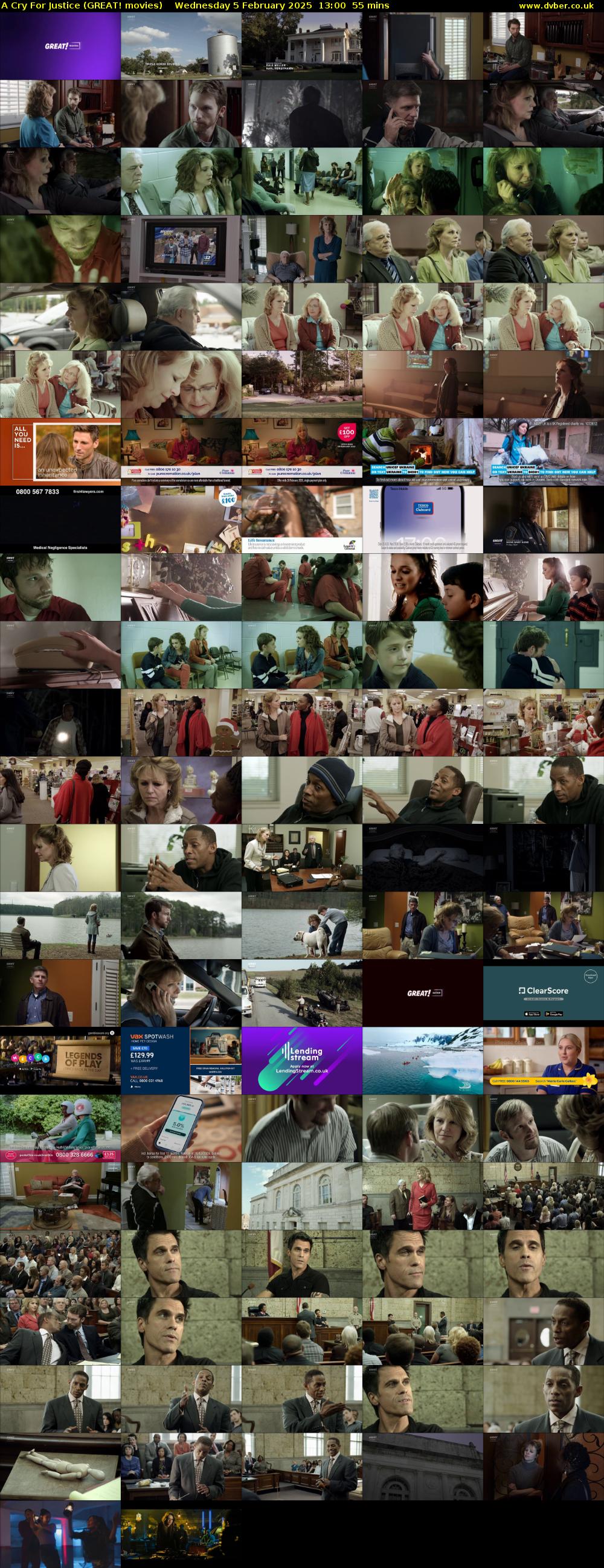 A Cry For Justice (GREAT! movies) Wednesday 5 February 2025 13:00 - 13:55