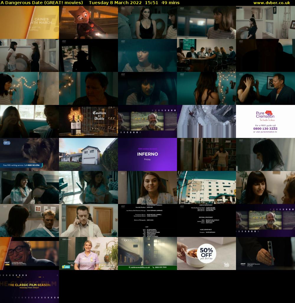 A Dangerous Date (GREAT! movies) Tuesday 8 March 2022 15:51 - 16:40