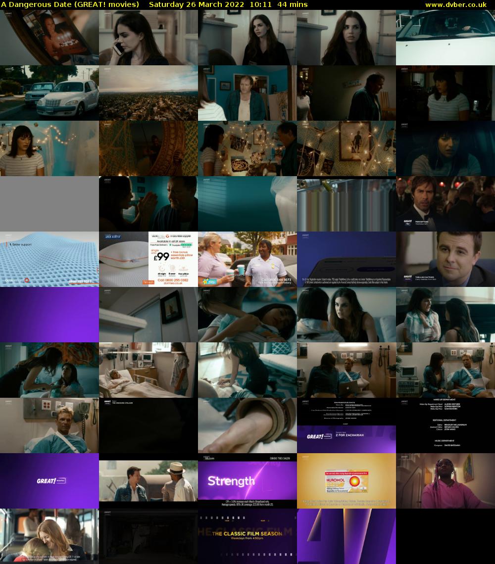 A Dangerous Date (GREAT! movies) Saturday 26 March 2022 10:11 - 10:55
