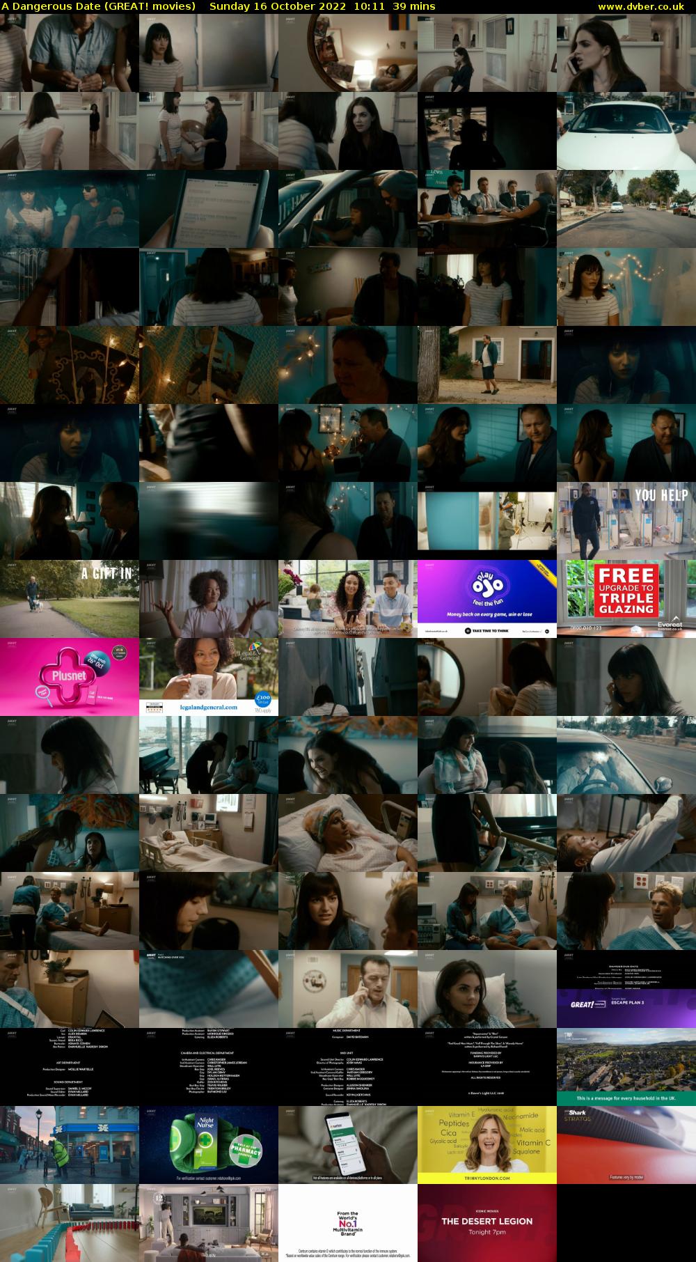A Dangerous Date (GREAT! movies) Sunday 16 October 2022 10:11 - 10:50