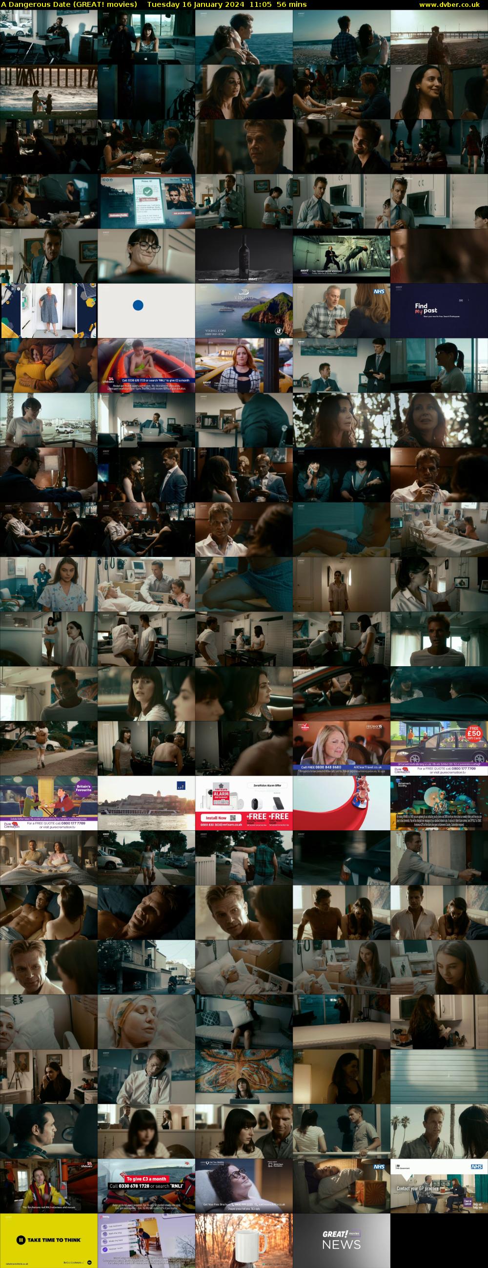 A Dangerous Date (GREAT! movies) Tuesday 16 January 2024 11:05 - 12:01