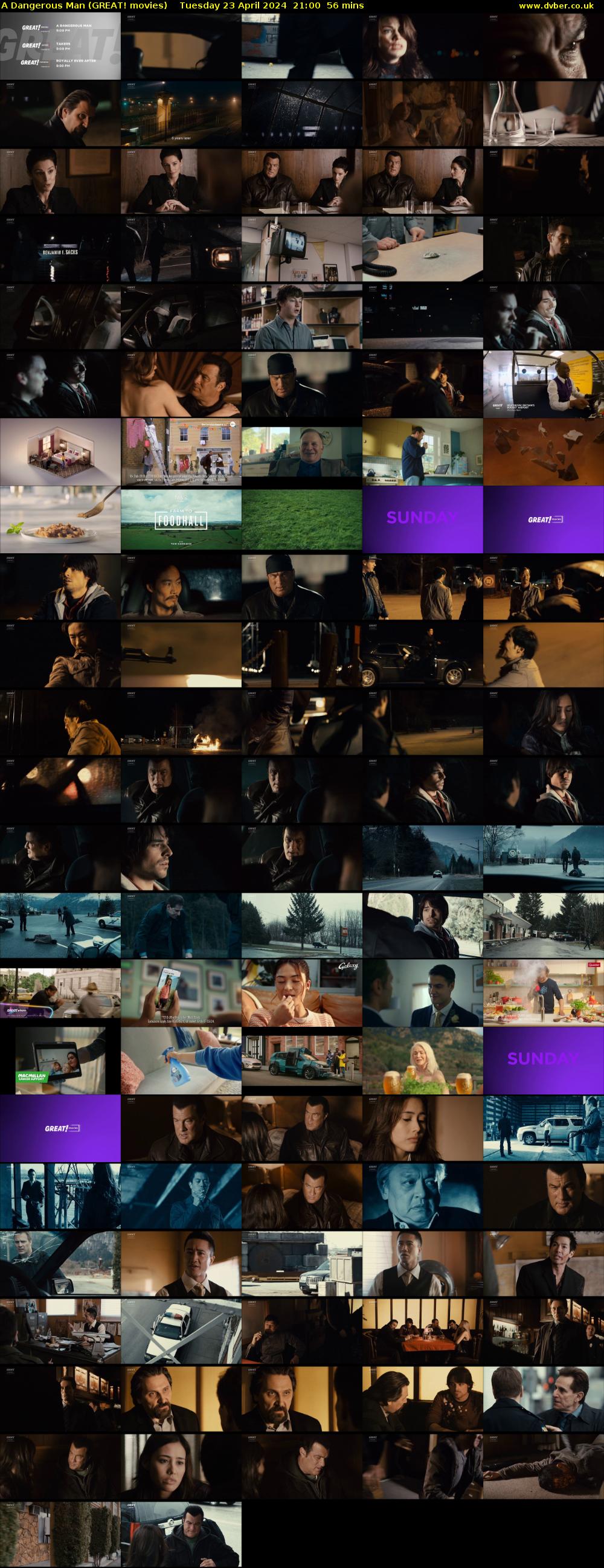 A Dangerous Man (GREAT! movies) Tuesday 23 April 2024 21:00 - 21:56