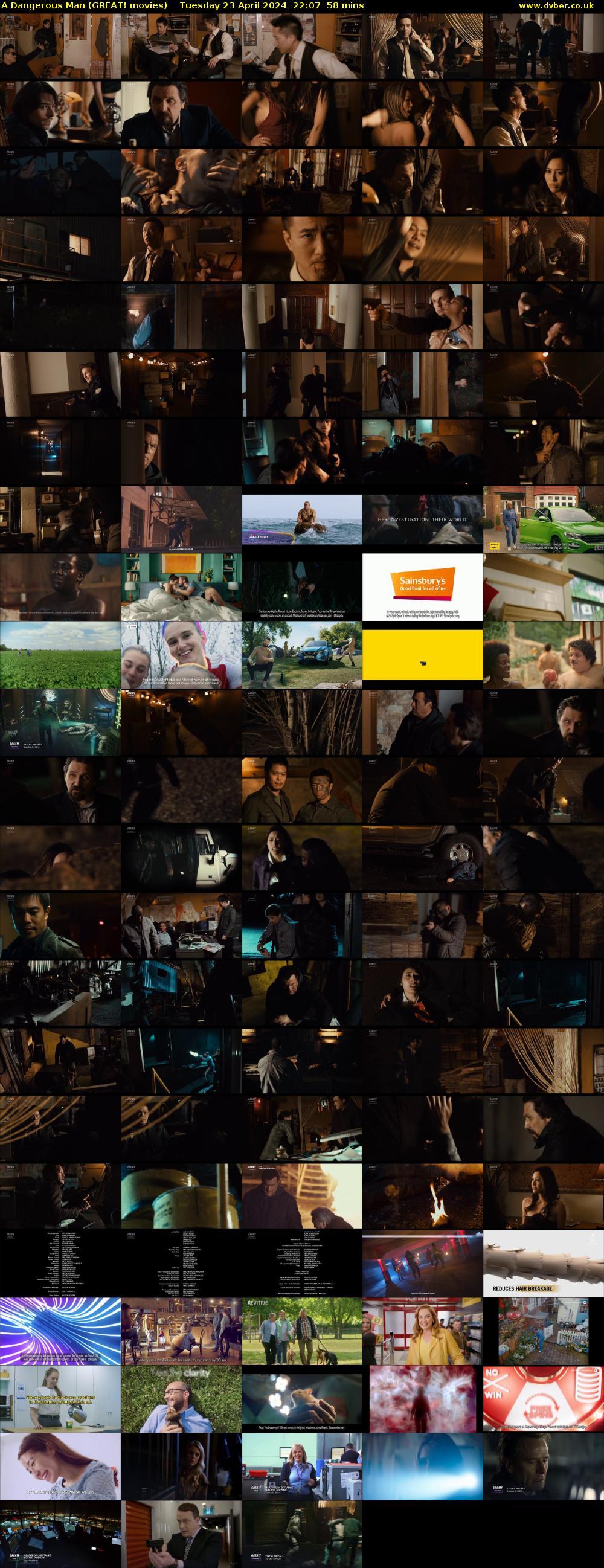 A Dangerous Man (GREAT! movies) Tuesday 23 April 2024 22:07 - 23:05