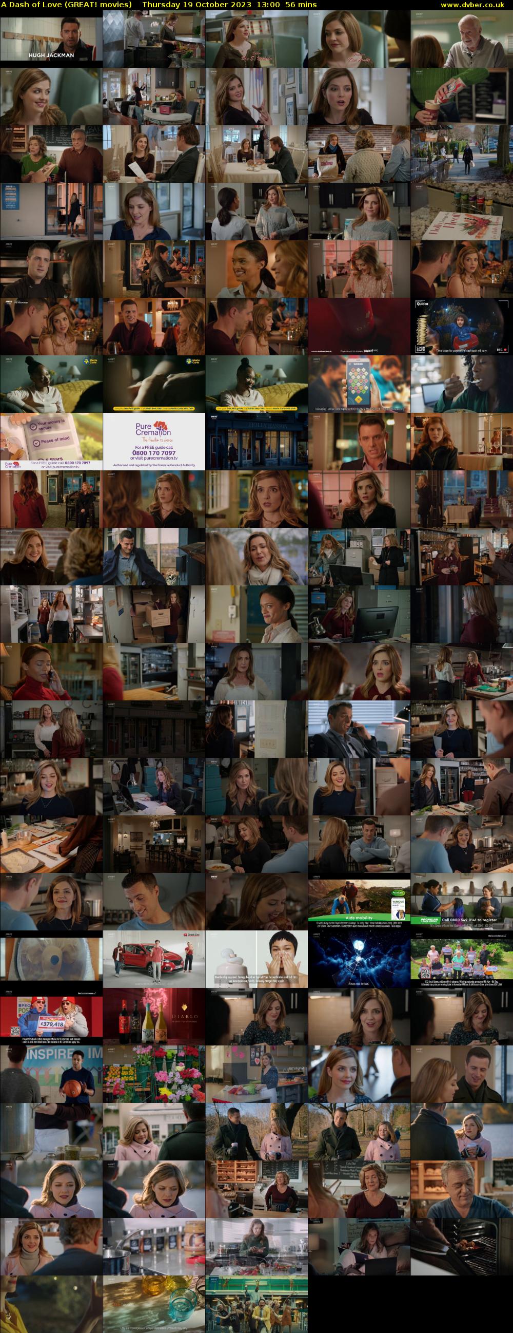 A Dash of Love (GREAT! movies) Thursday 19 October 2023 13:00 - 13:56