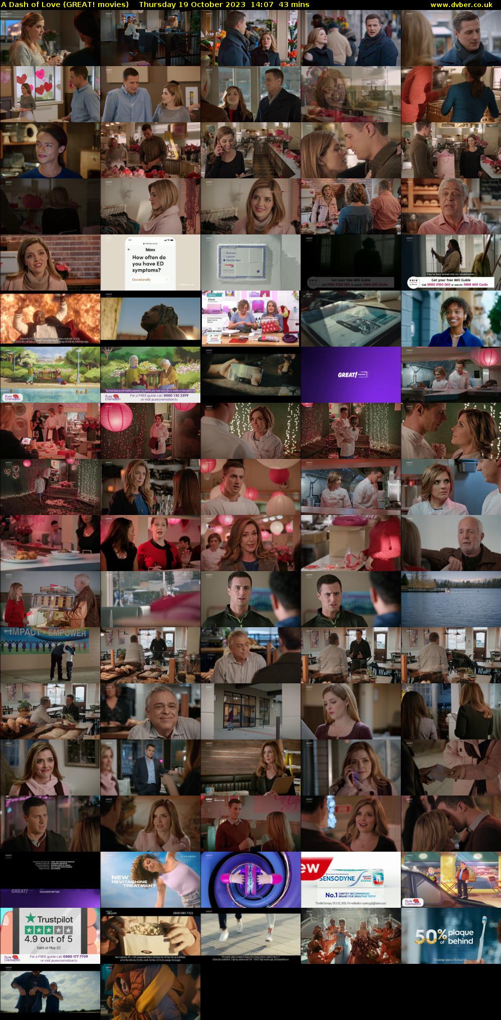 A Dash of Love (GREAT! movies) Thursday 19 October 2023 14:07 - 14:50