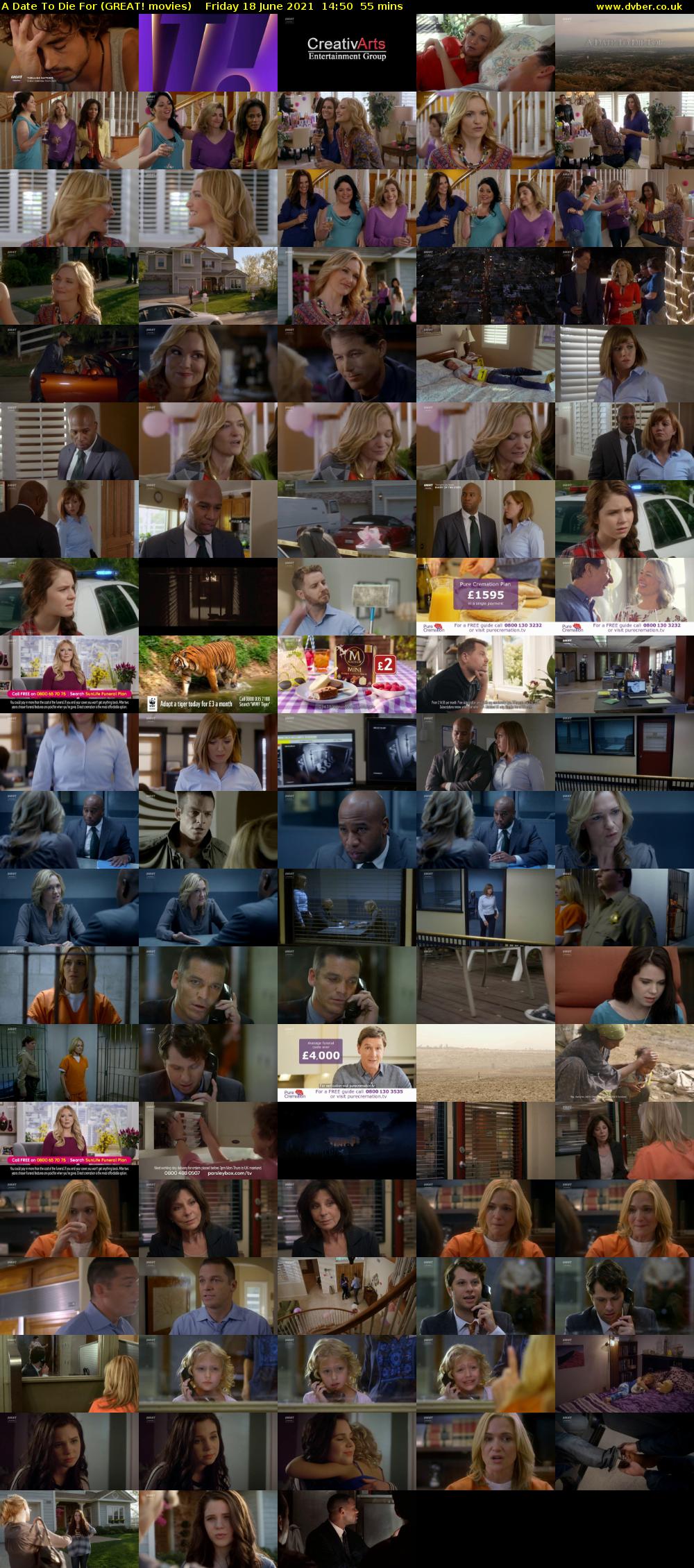 A Date To Die For (GREAT! movies) Friday 18 June 2021 14:50 - 15:45