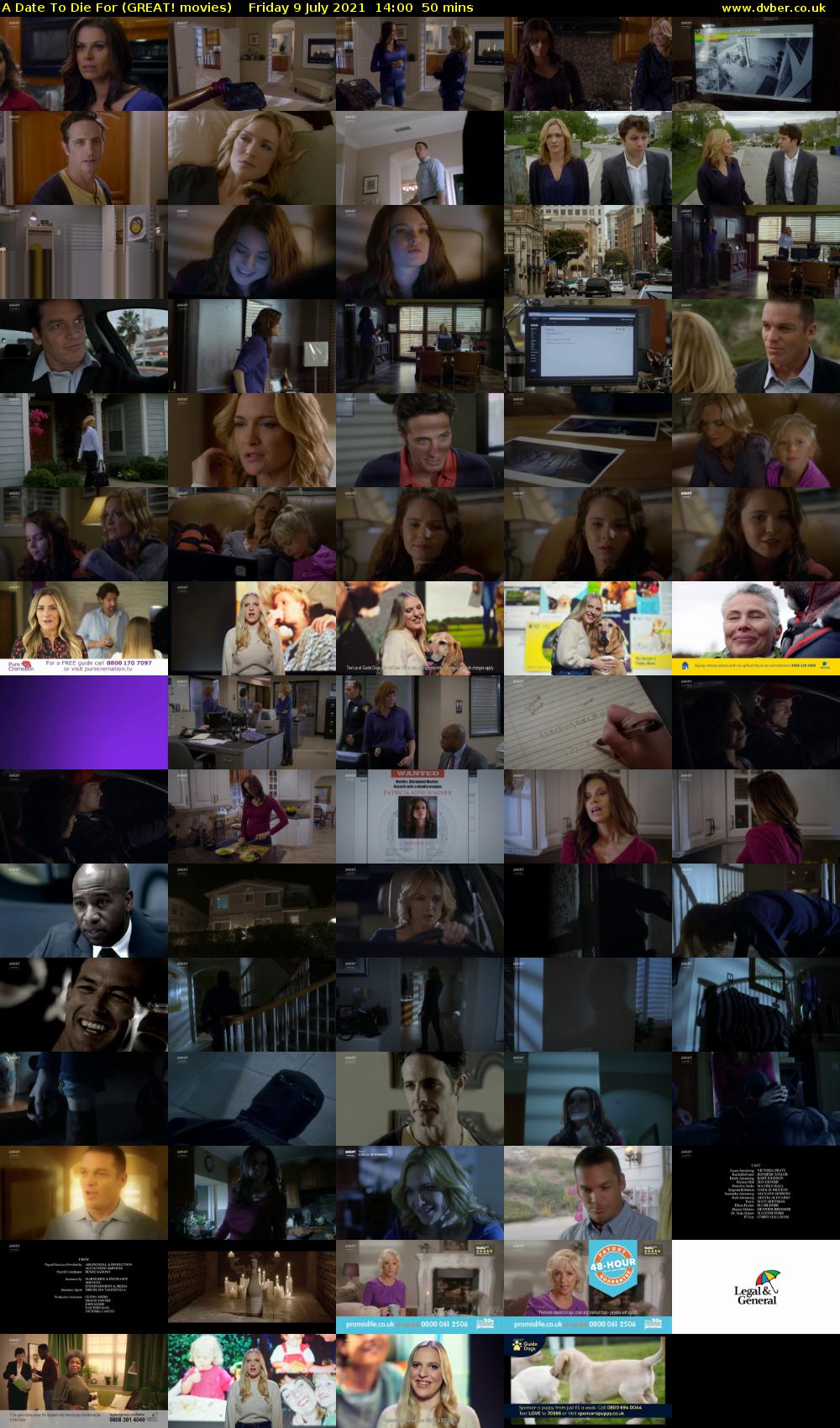 A Date To Die For (GREAT! movies) Friday 9 July 2021 14:00 - 14:50