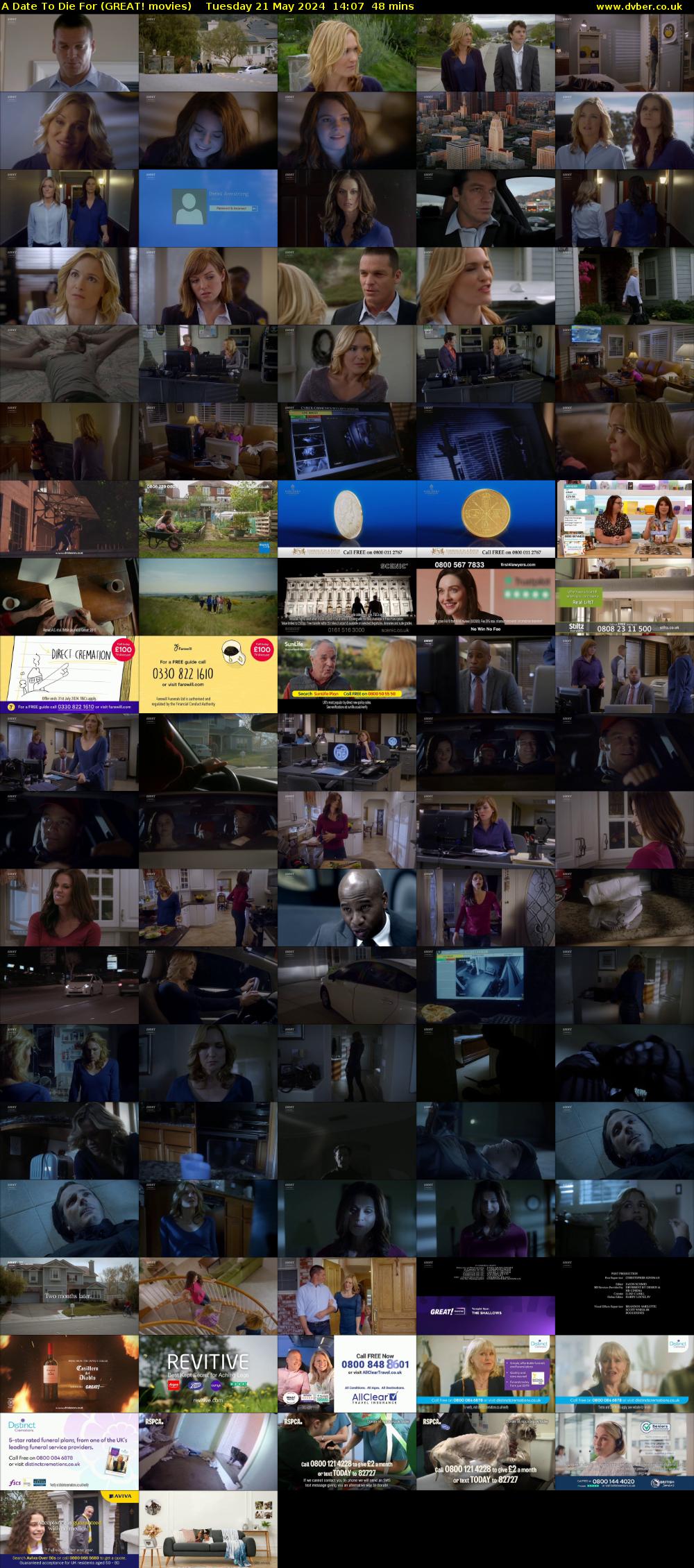 A Date To Die For (GREAT! movies) Tuesday 21 May 2024 14:07 - 14:55