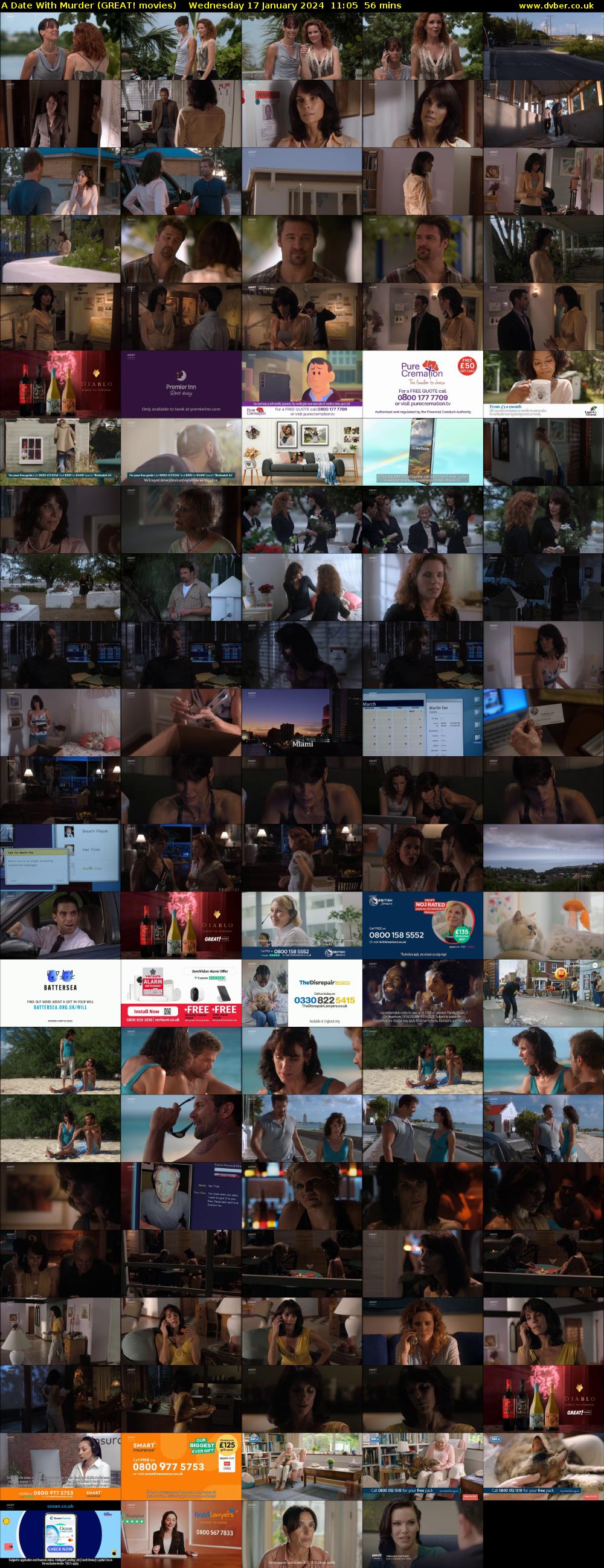 A Date with Murder (GREAT! movies) Wednesday 17 January 2024 11:05 - 12:01