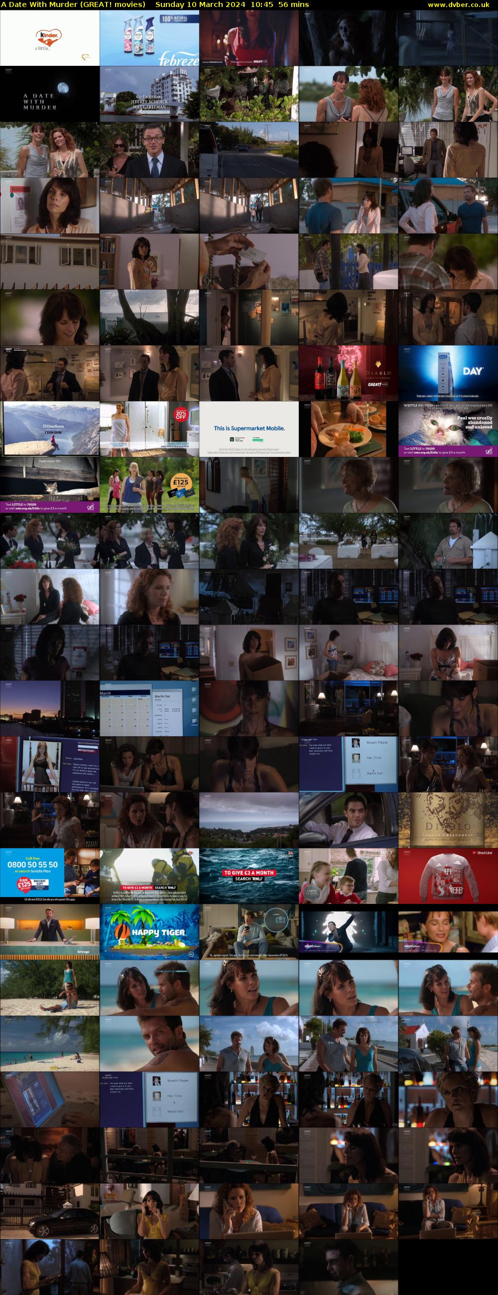 A Date with Murder (GREAT! movies) Sunday 10 March 2024 10:45 - 11:41