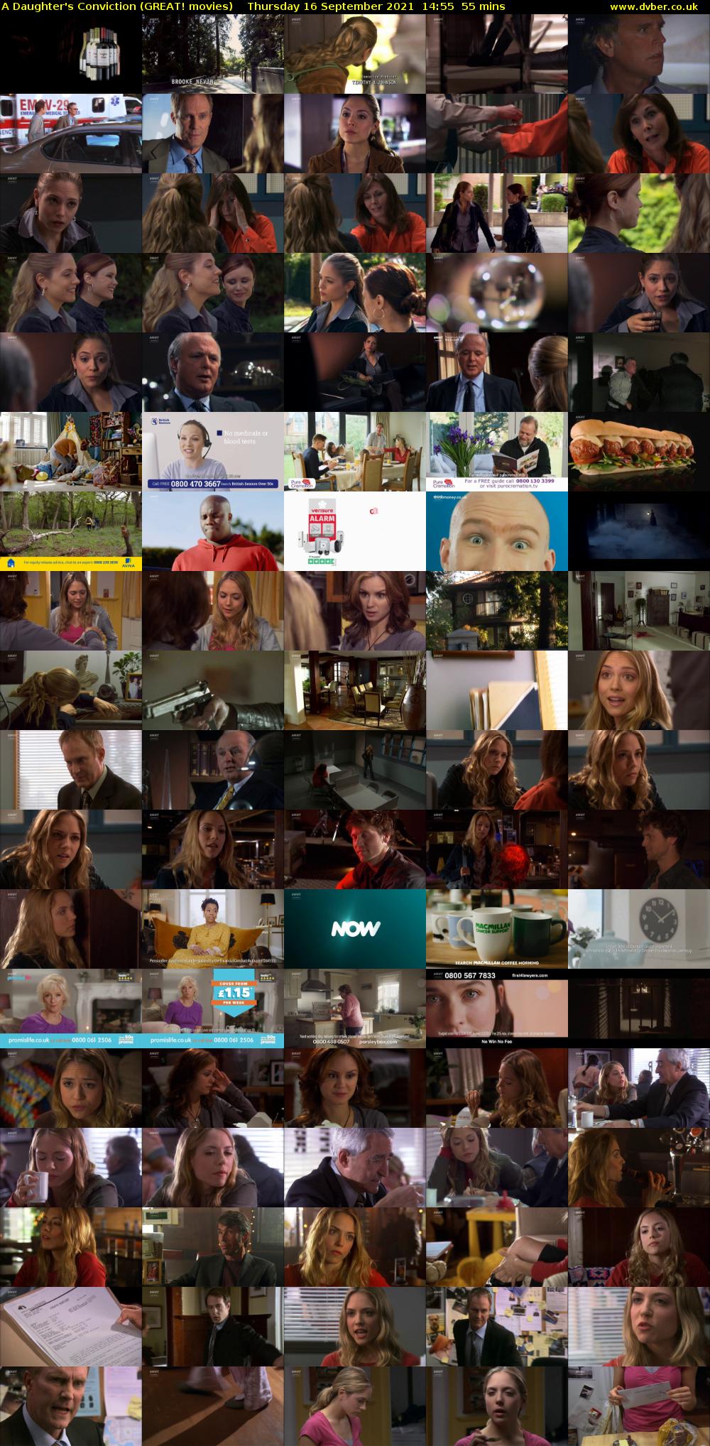 A Daughter's Conviction (GREAT! movies) Thursday 16 September 2021 14:55 - 15:50