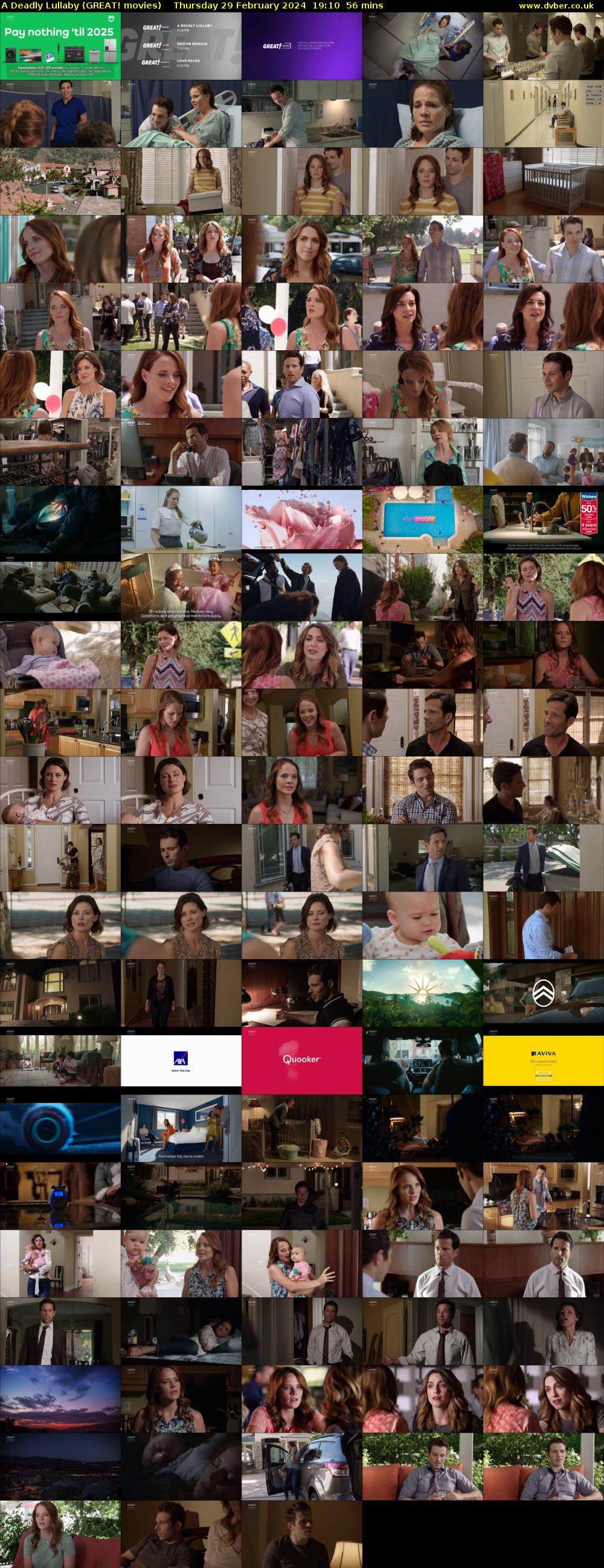 A Deadly Lullaby (GREAT! movies) Thursday 29 February 2024 19:10 - 20:06