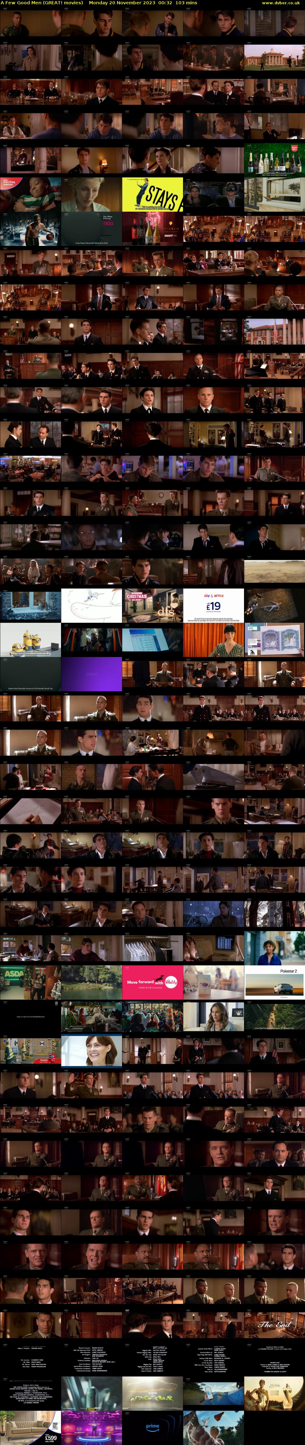A Few Good Men (GREAT! movies) Monday 20 November 2023 00:32 - 02:15