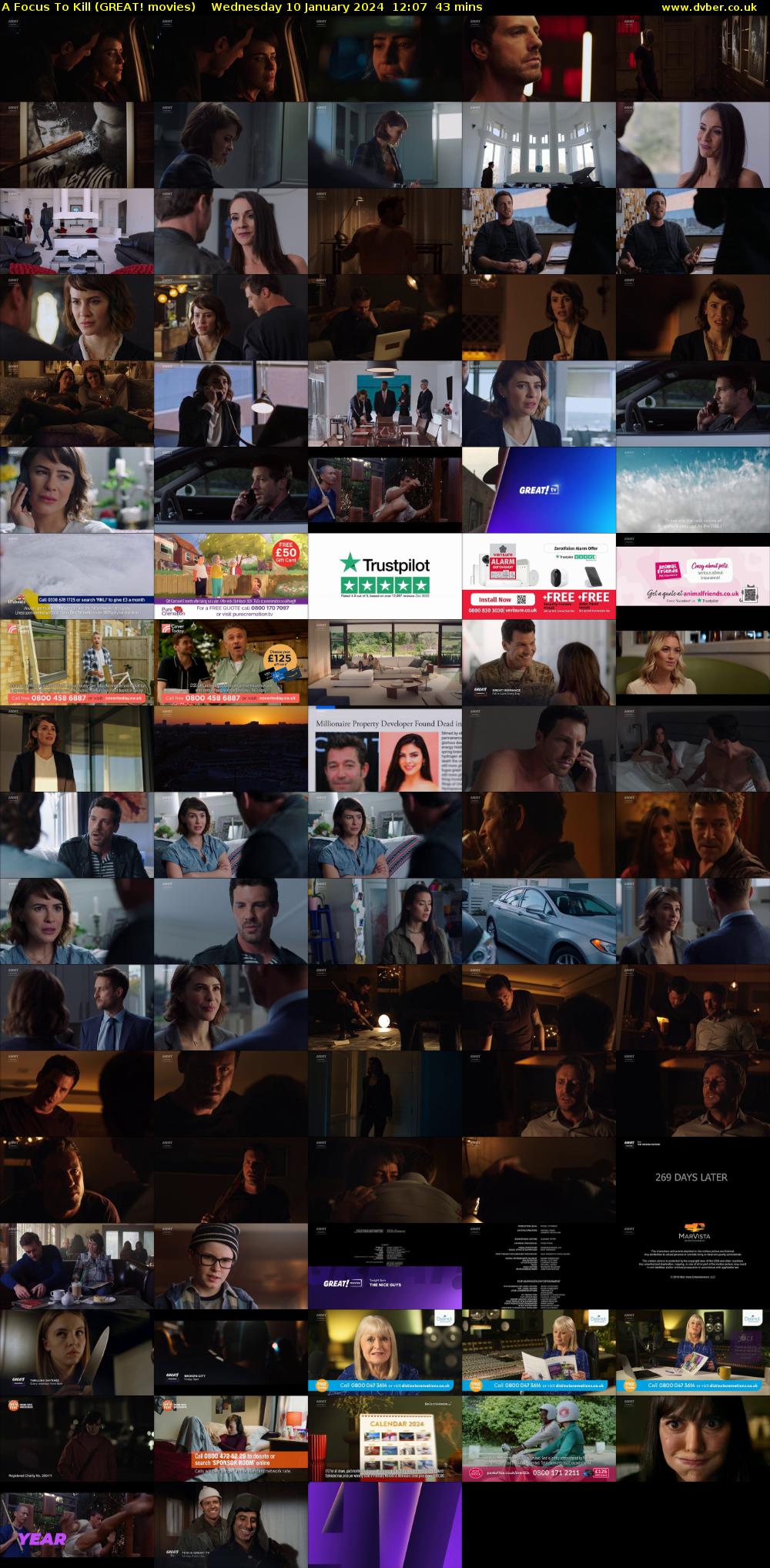 A Focus to Kill (GREAT! movies) Wednesday 10 January 2024 12:07 - 12:50