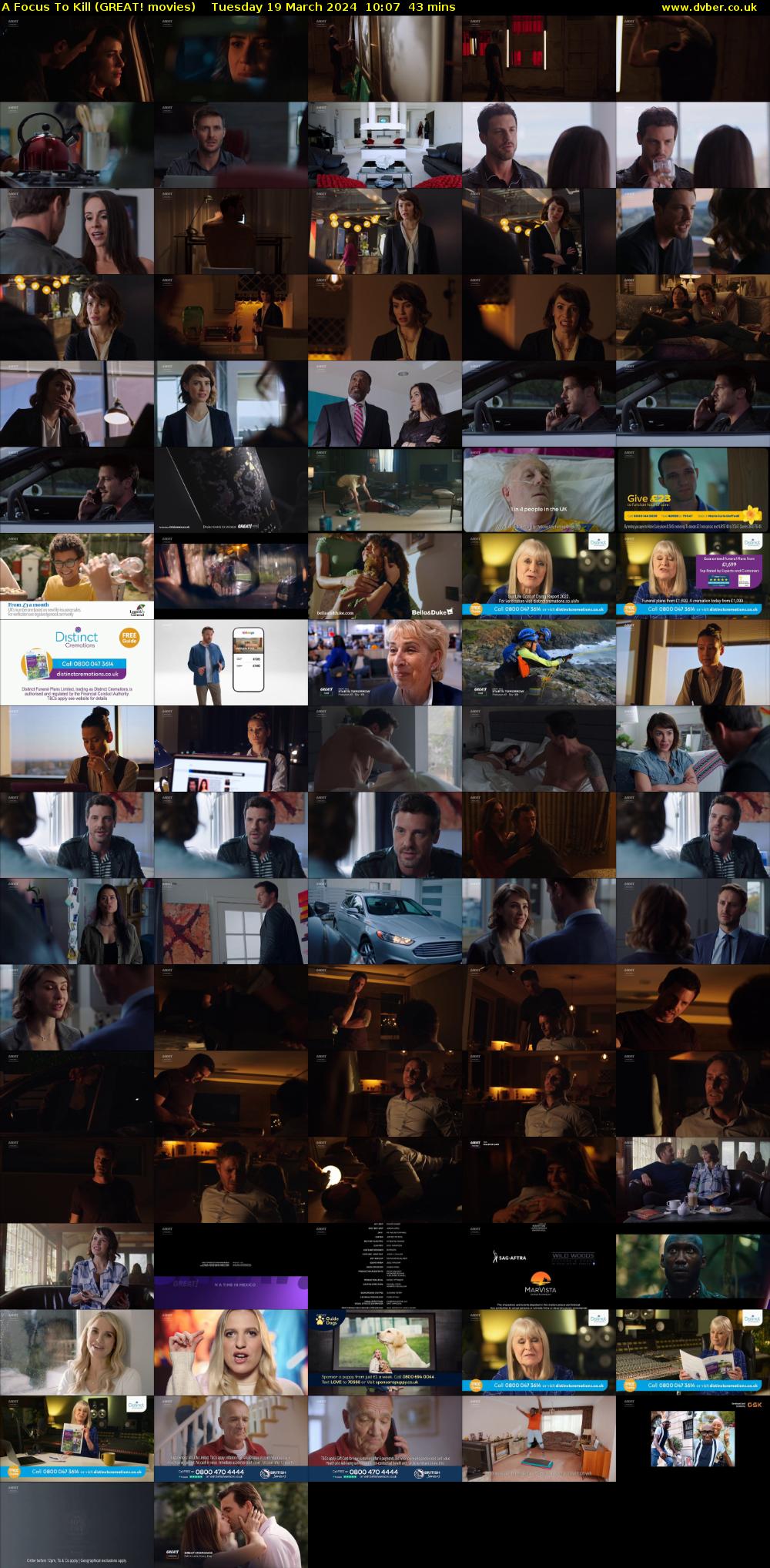 A Focus to Kill (GREAT! movies) Tuesday 19 March 2024 10:07 - 10:50