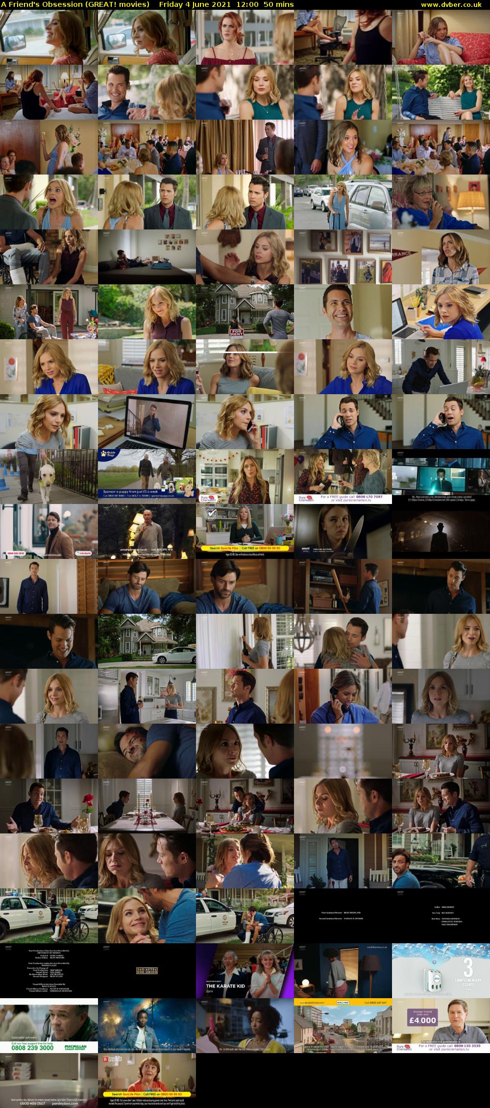 A Friend's Obsession (GREAT! movies) Friday 4 June 2021 12:00 - 12:50