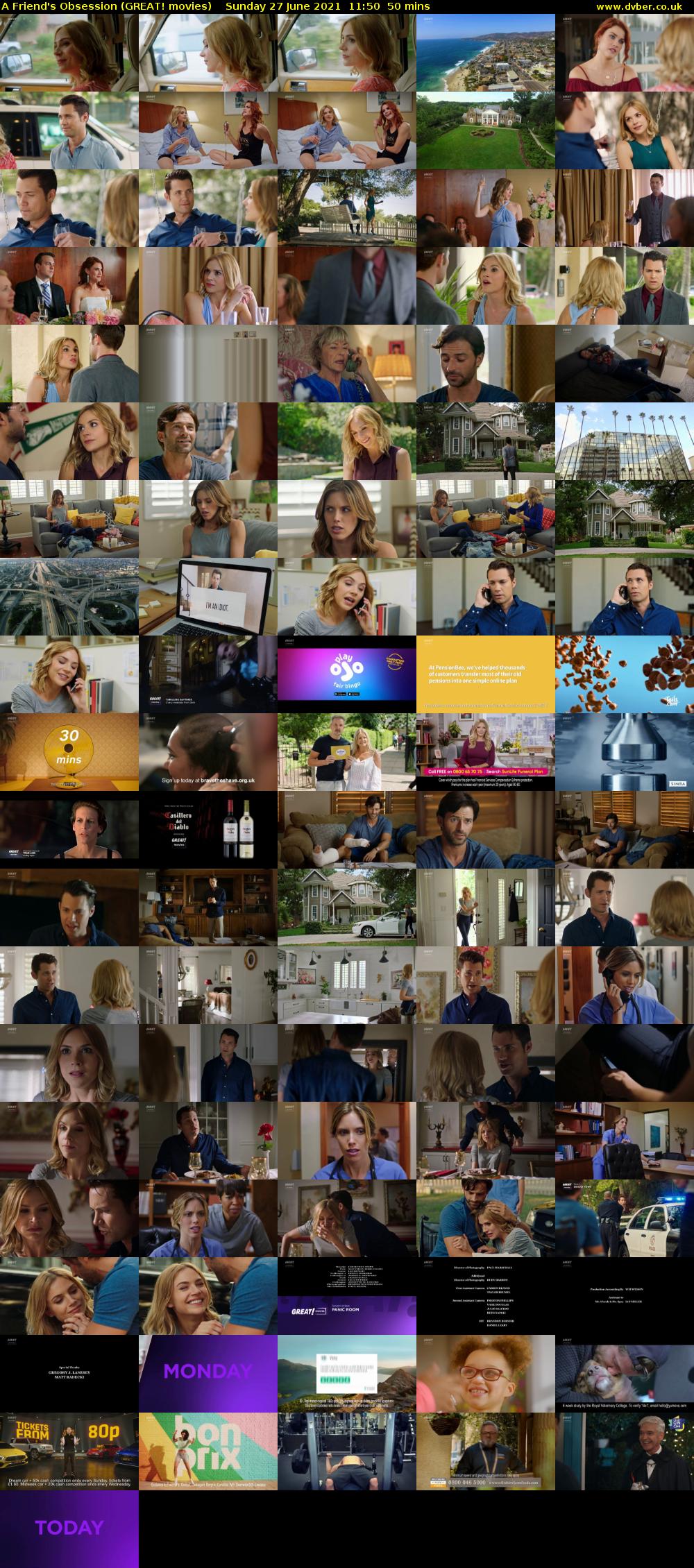 A Friend's Obsession (GREAT! movies) Sunday 27 June 2021 11:50 - 12:40