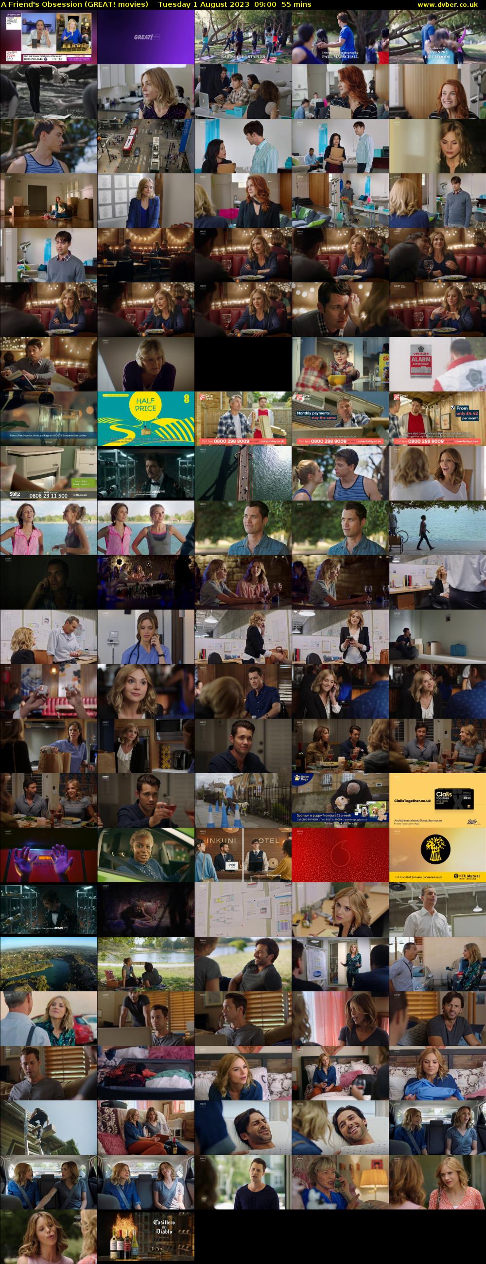 A Friend's Obsession (GREAT! movies) Tuesday 1 August 2023 09:00 - 09:55