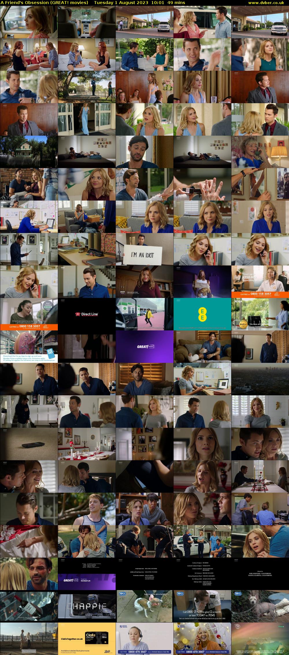 A Friend's Obsession (GREAT! movies) Tuesday 1 August 2023 10:01 - 10:50