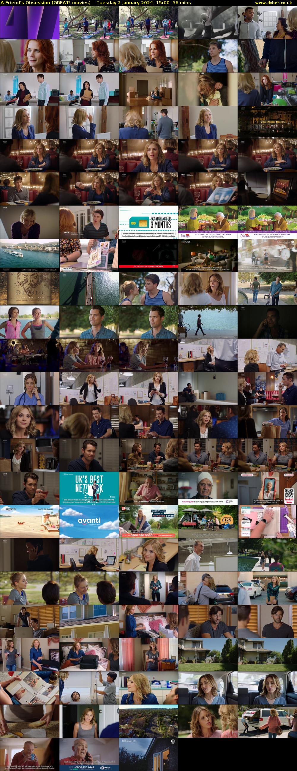A Friend's Obsession (GREAT! movies) Tuesday 2 January 2024 15:00 - 15:56