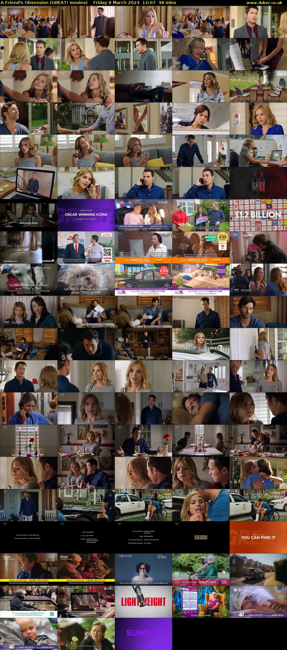 A Friend's Obsession (GREAT! movies) Friday 8 March 2024 12:07 - 12:55