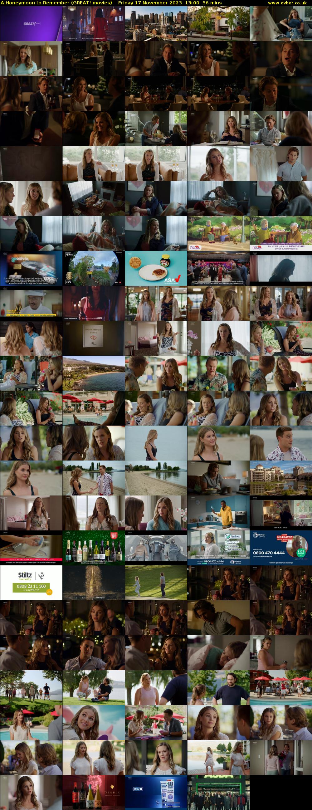 A Honeymoon to Remember (GREAT! movies) Friday 17 November 2023 13:00 - 13:56