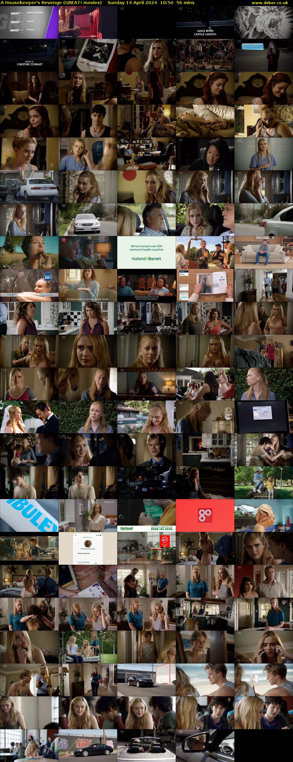 A Housekeeper's Revenge (GREAT! movies) Sunday 14 April 2024 10:50 - 11:46