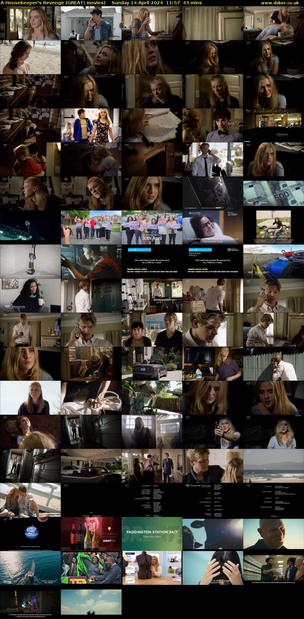A Housekeeper's Revenge (GREAT! movies) Sunday 14 April 2024 11:57 - 12:40