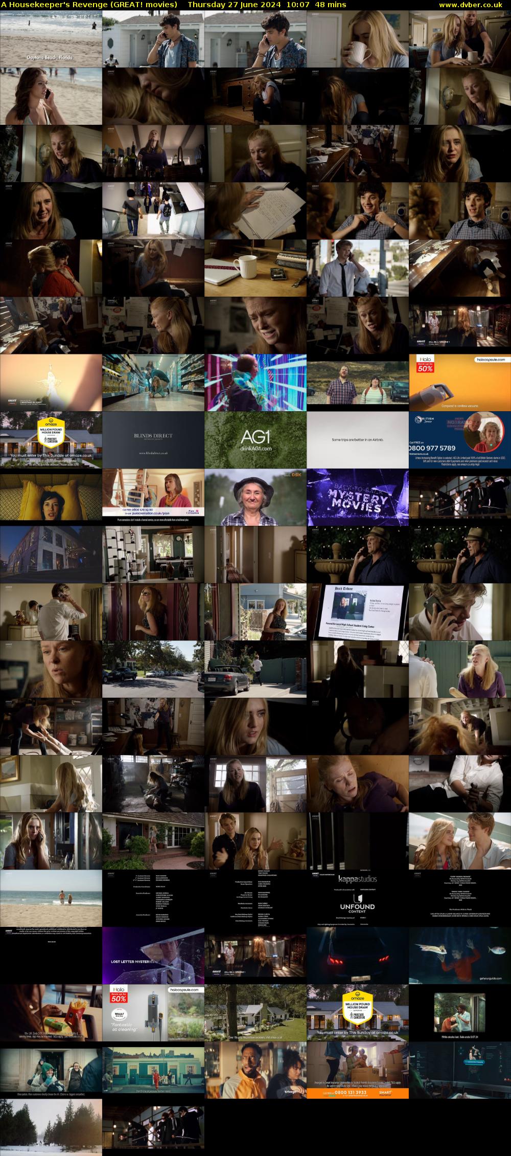A Housekeeper's Revenge (GREAT! movies) Thursday 27 June 2024 10:07 - 10:55