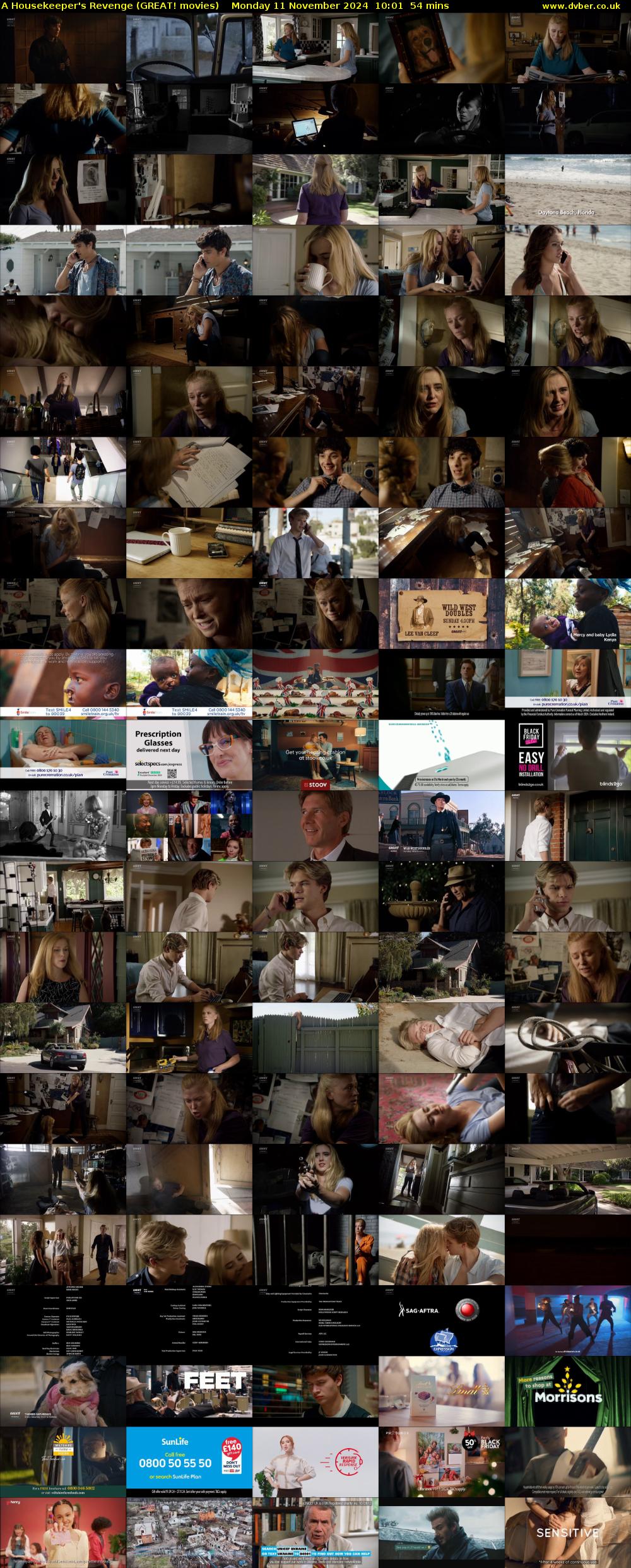A Housekeeper's Revenge (GREAT! movies) Monday 11 November 2024 10:01 - 10:55