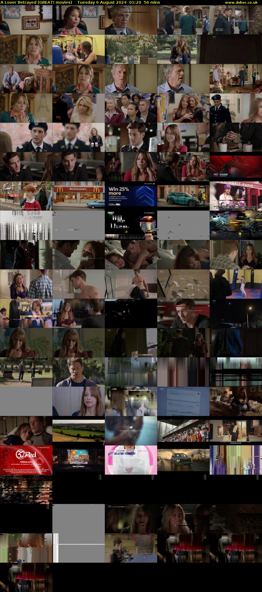 A Lover Betrayed (GREAT! movies) Tuesday 6 August 2024 01:20 - 02:16