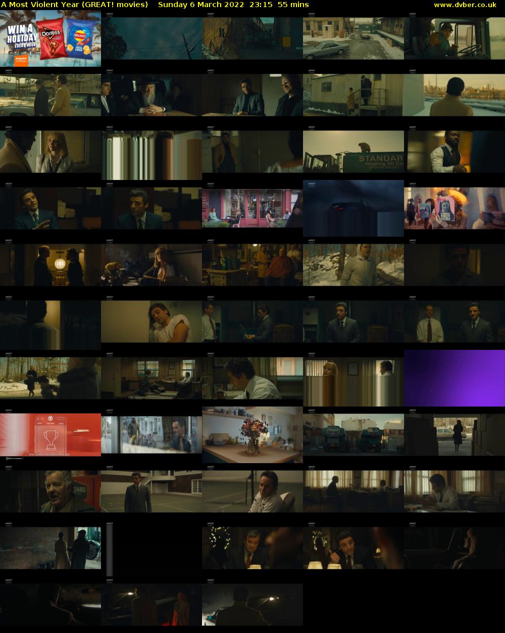 A Most Violent Year (GREAT! movies) Sunday 6 March 2022 23:15 - 00:10