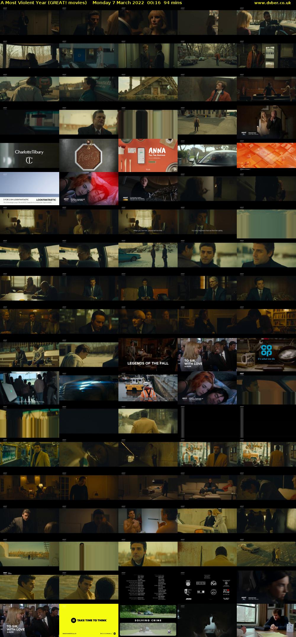 A Most Violent Year (GREAT! movies) Monday 7 March 2022 00:16 - 01:50