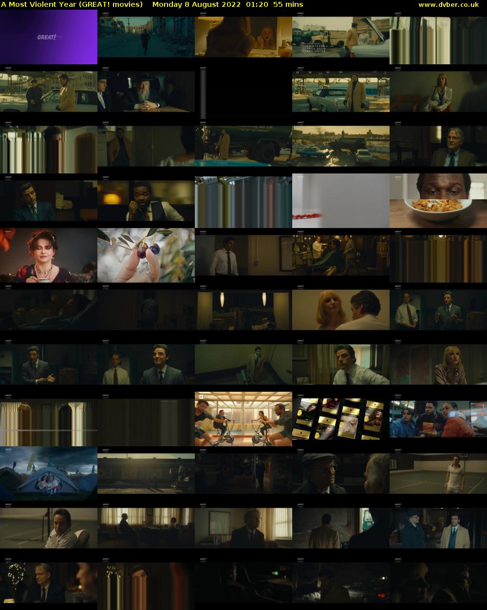 A Most Violent Year (GREAT! movies) Monday 8 August 2022 01:20 - 02:15