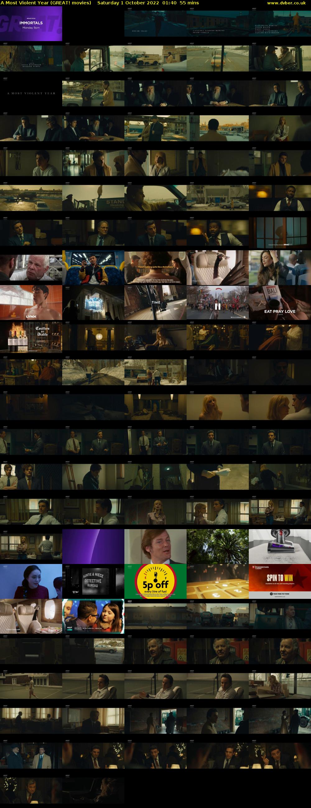 A Most Violent Year (GREAT! movies) Saturday 1 October 2022 01:40 - 02:35