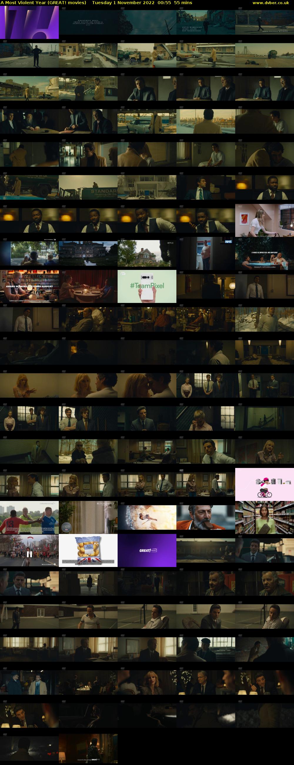 A Most Violent Year (GREAT! movies) Tuesday 1 November 2022 00:55 - 01:50