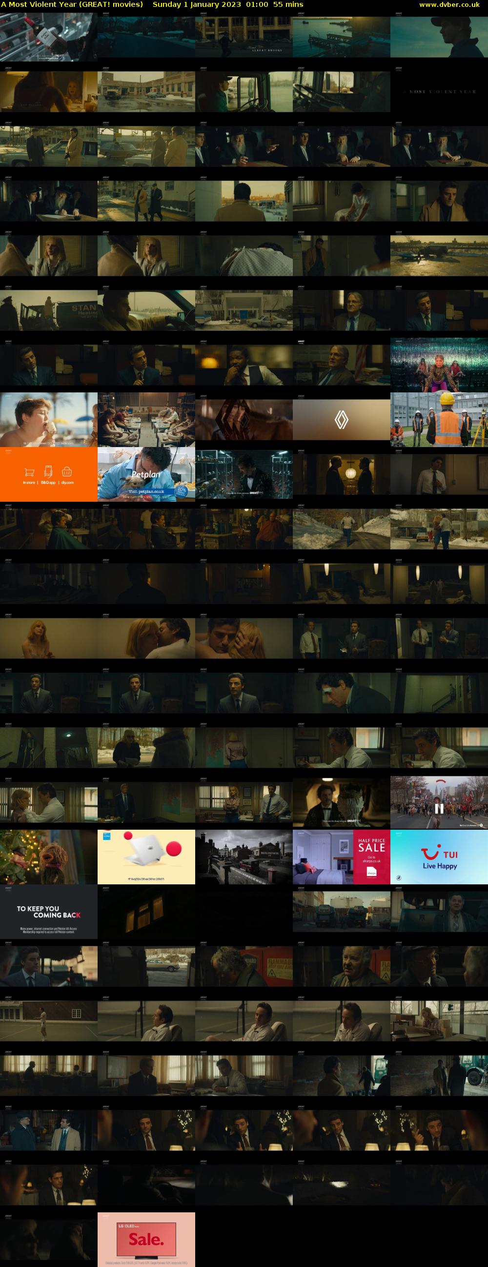 A Most Violent Year (GREAT! movies) Sunday 1 January 2023 01:00 - 01:55