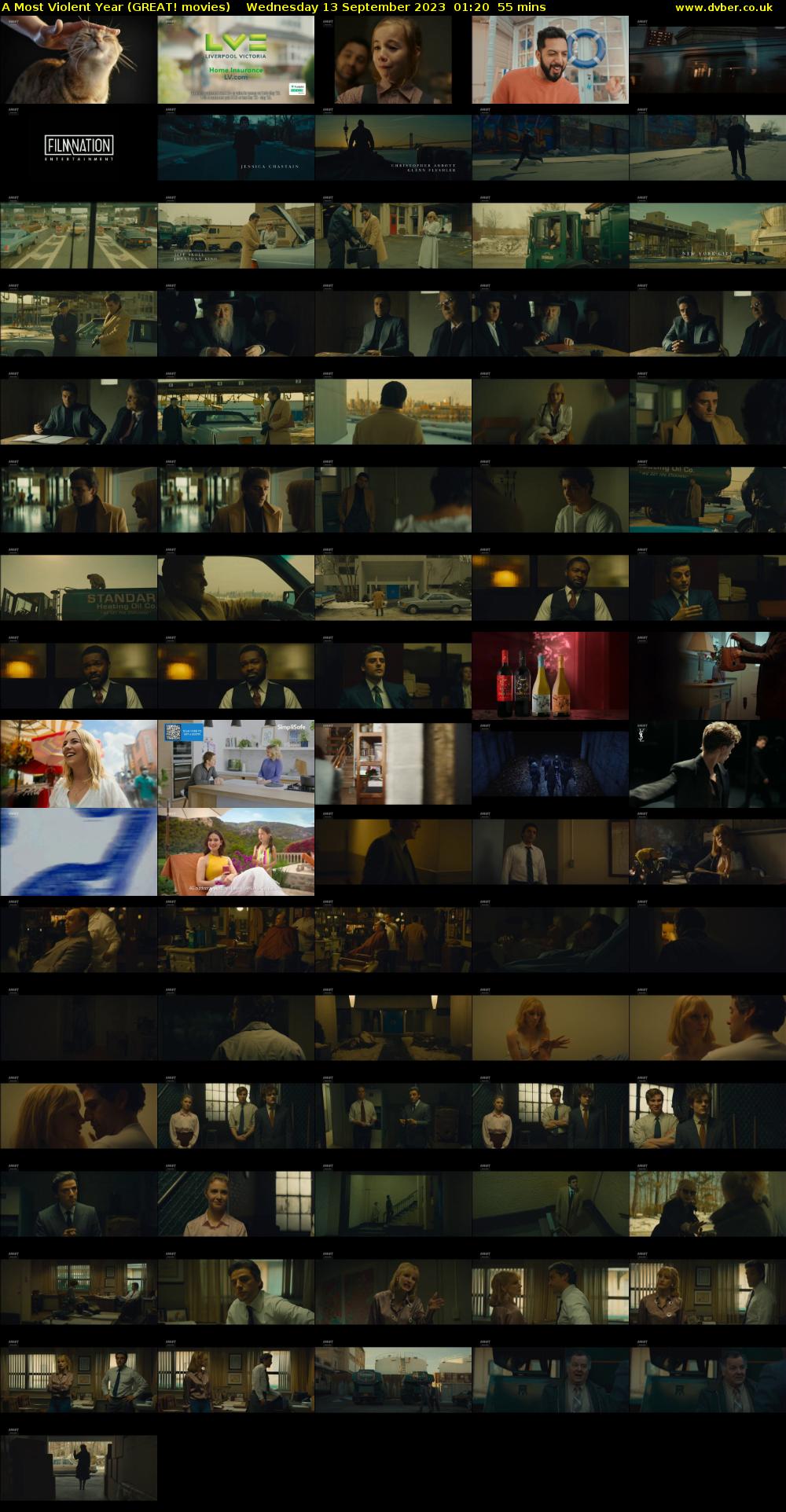A Most Violent Year (GREAT! movies) Wednesday 13 September 2023 01:20 - 02:15