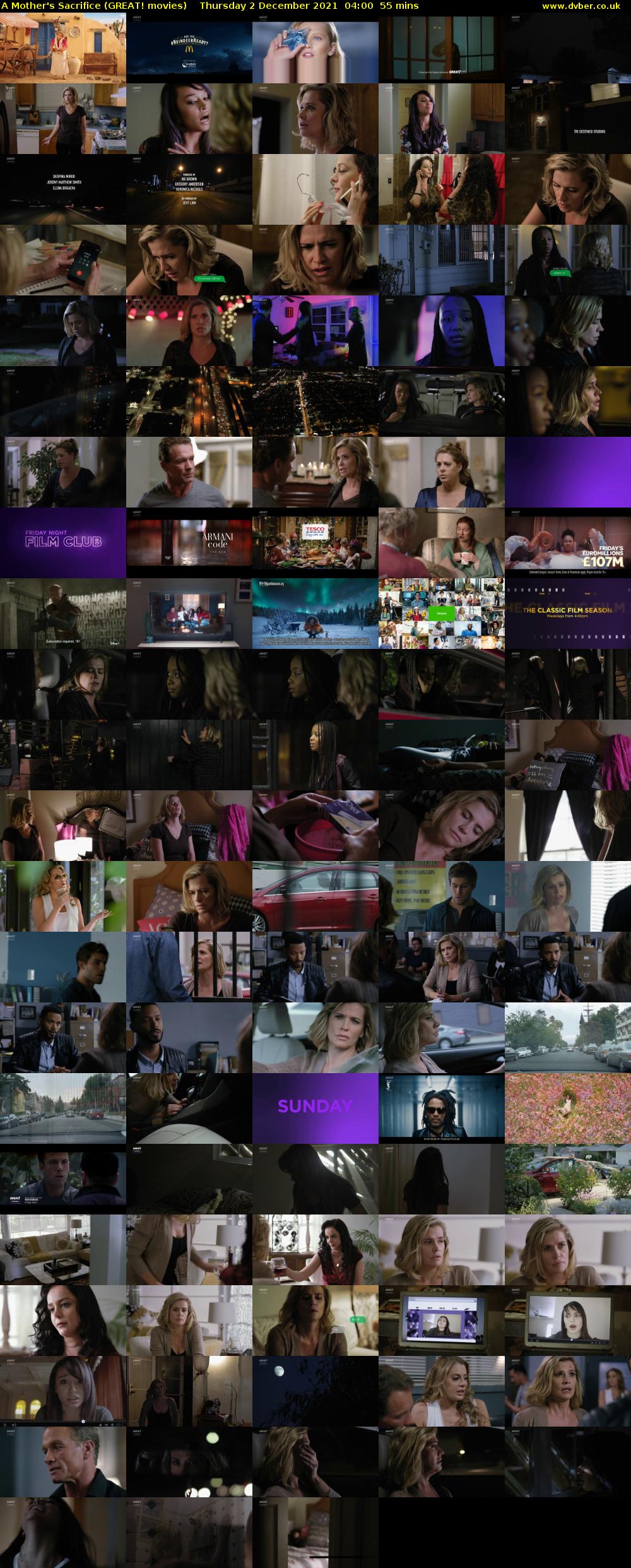 A Mother's Sacrifice (GREAT! movies) Thursday 2 December 2021 04:00 - 04:55