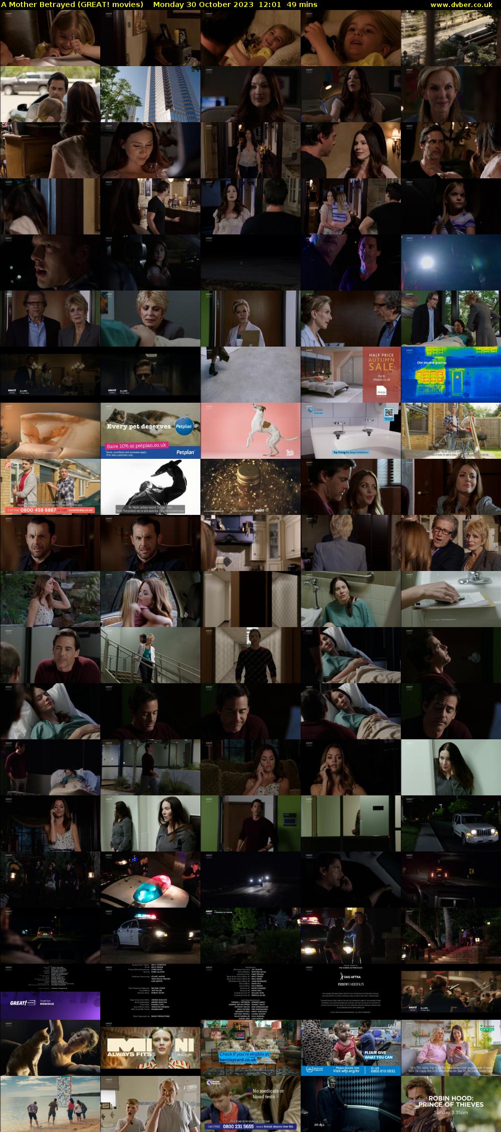 A Mother Betrayed (GREAT! movies) Monday 30 October 2023 12:01 - 12:50