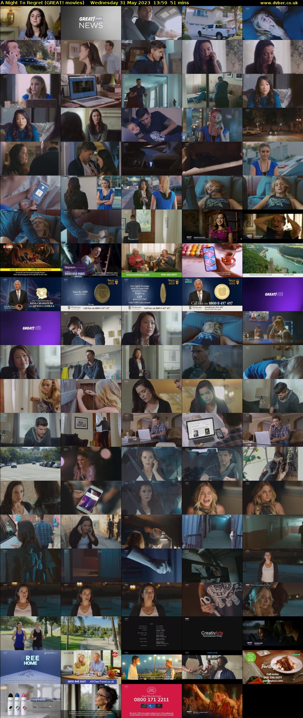 A Night To Regret (GREAT! movies) Wednesday 31 May 2023 13:59 - 14:50