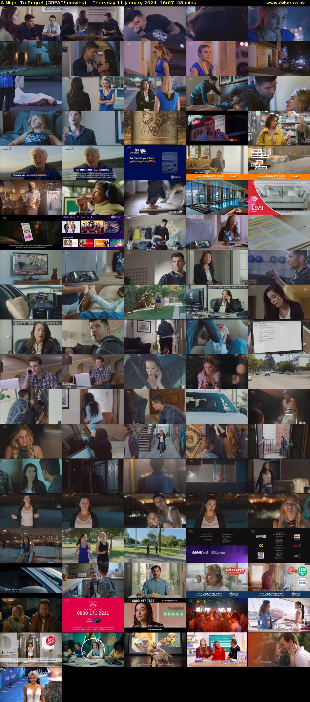 A Night To Regret (GREAT! movies) Thursday 11 January 2024 16:07 - 16:55