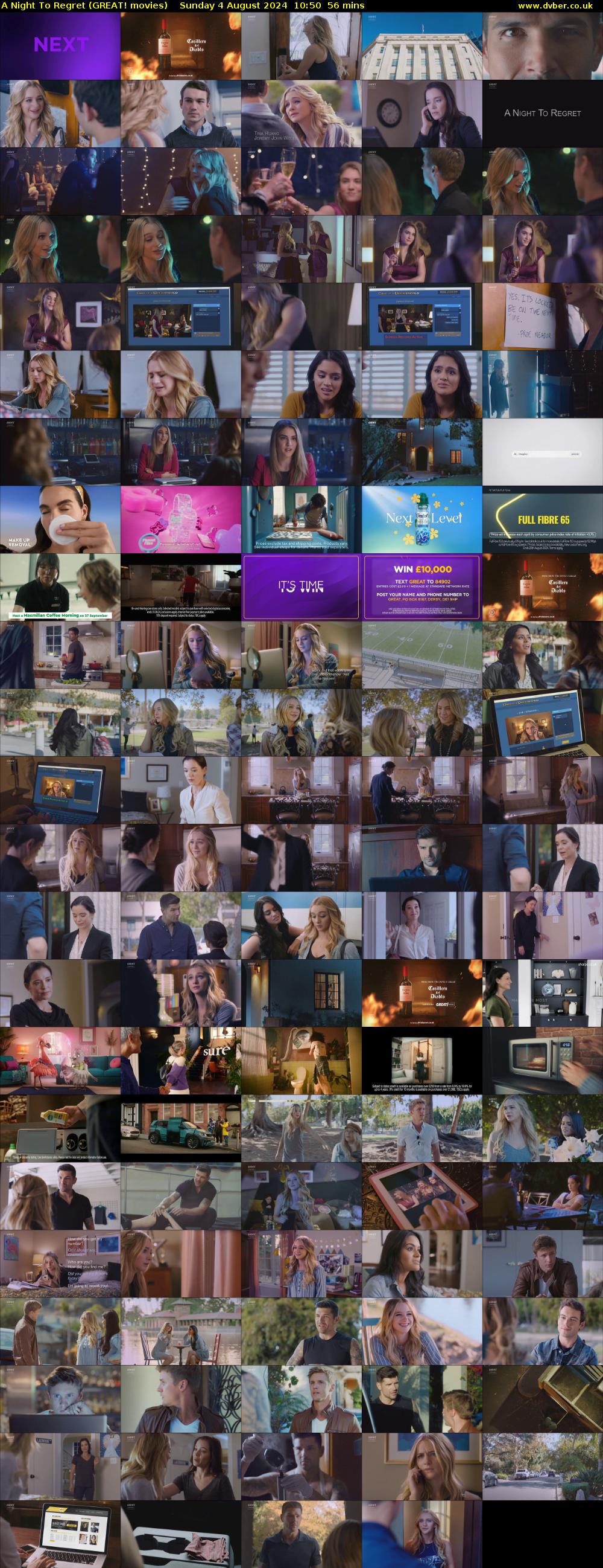 A Night To Regret (GREAT! movies) Sunday 4 August 2024 10:50 - 11:46