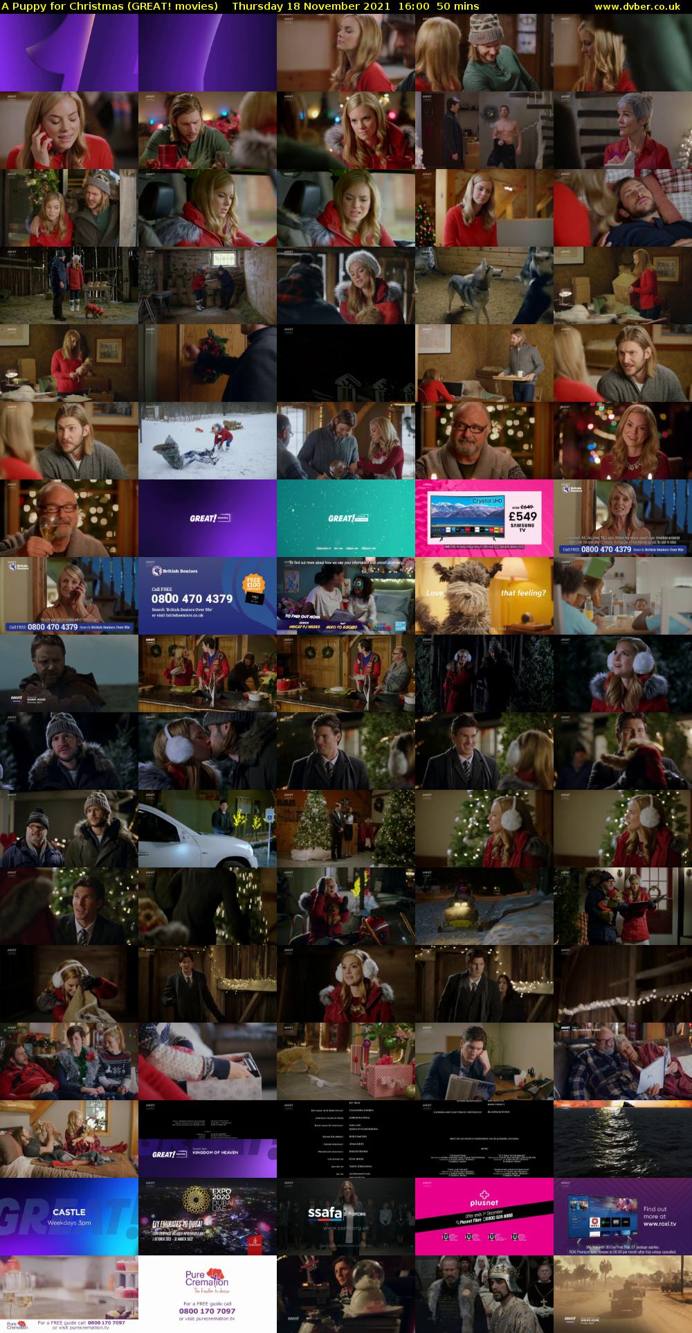 A Puppy for Christmas (GREAT! movies) Thursday 18 November 2021 16:00 - 16:50