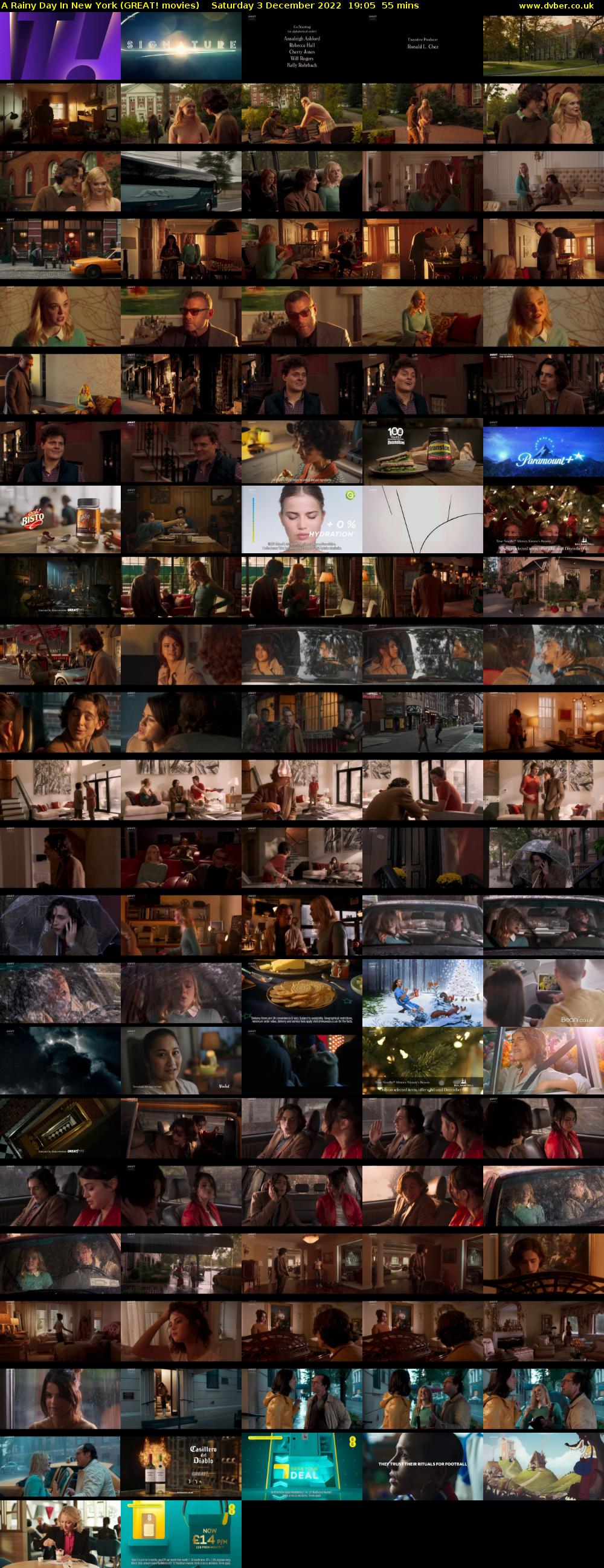 A Rainy Day In New York (GREAT! movies) Saturday 3 December 2022 19:05 - 20:00